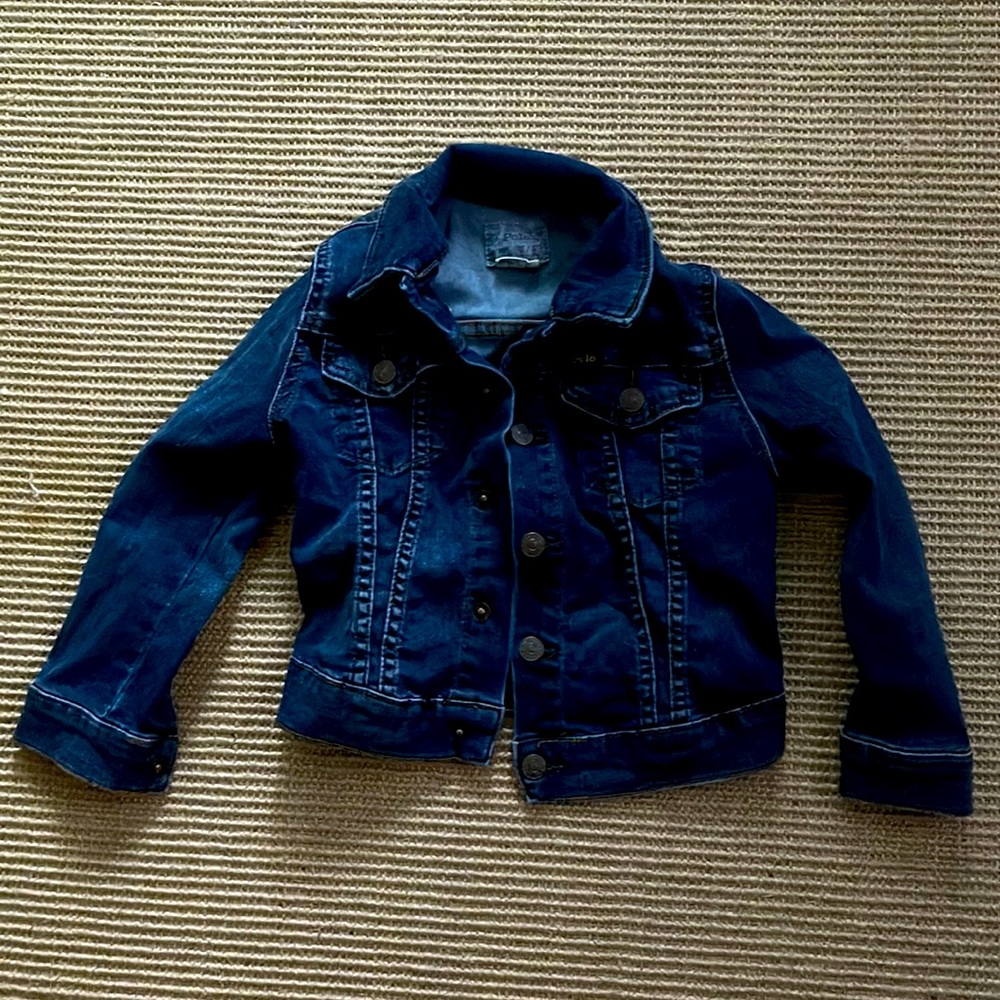 Polo blue Jean  Jacket size 4/4T kids